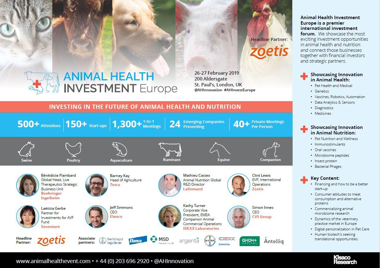 Animal Health Investment Europe, cover
